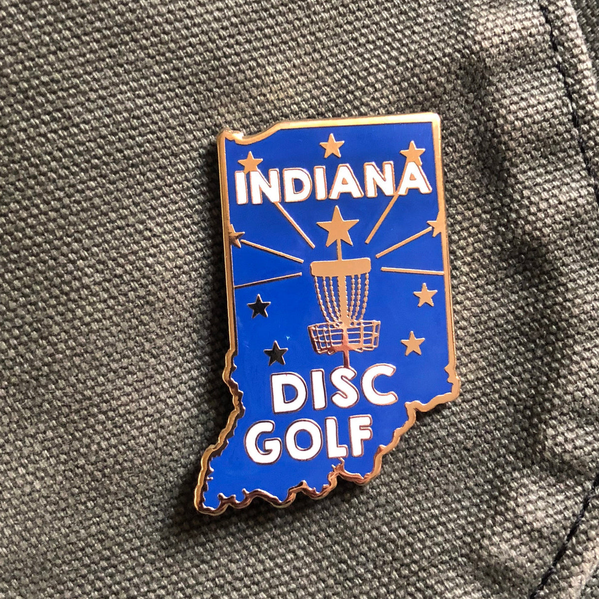 Indiana State Disc Golf Pin – Gotta Go Gotta Throw Disc Golf Warehouse