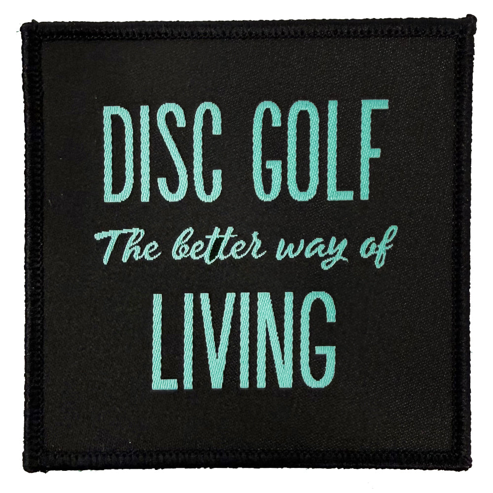 Kastaplast Disc Golf The Better Way of Living Iron-On Disc Golf Patch
