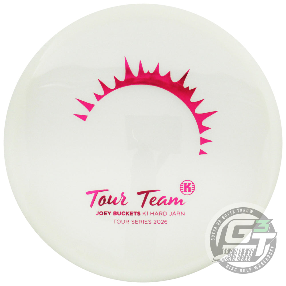 Kastaplast Limited Edition 2026 Tour Series Joey Buckets Glow K1 Hard Jarn Midrange Golf Disc