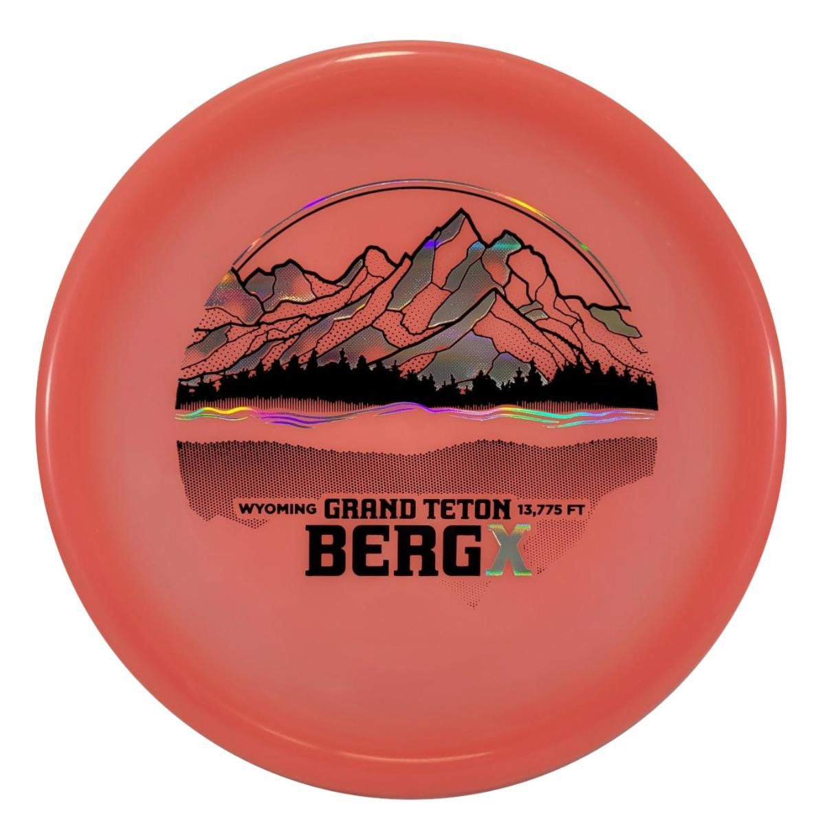 Kastaplast Limited Edition Grand Teton Stamp Color Glow K1 Berg X Putter Golf Disc