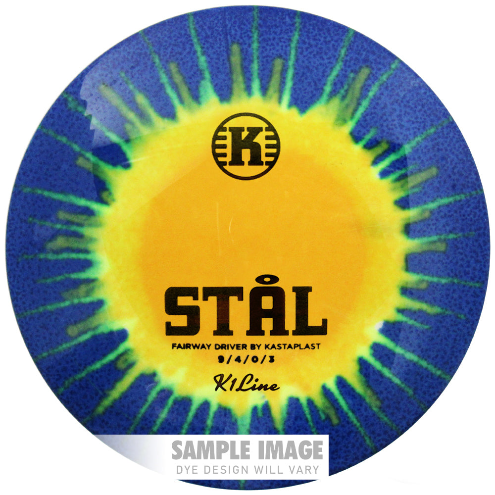 Kastaplast Tie-Dye K1 Stal Fairway Driver Golf Disc