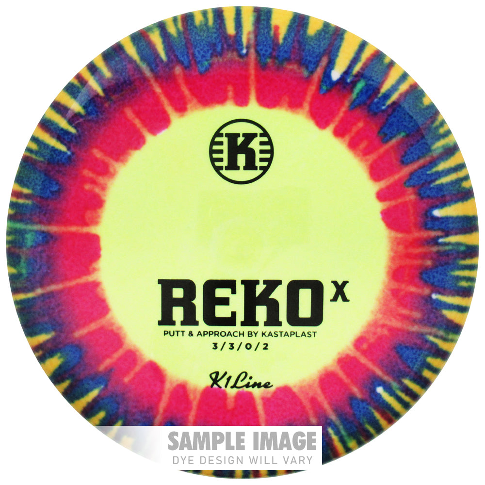 Kastaplast Tie-Dye K1 Reko X Putter Golf Disc