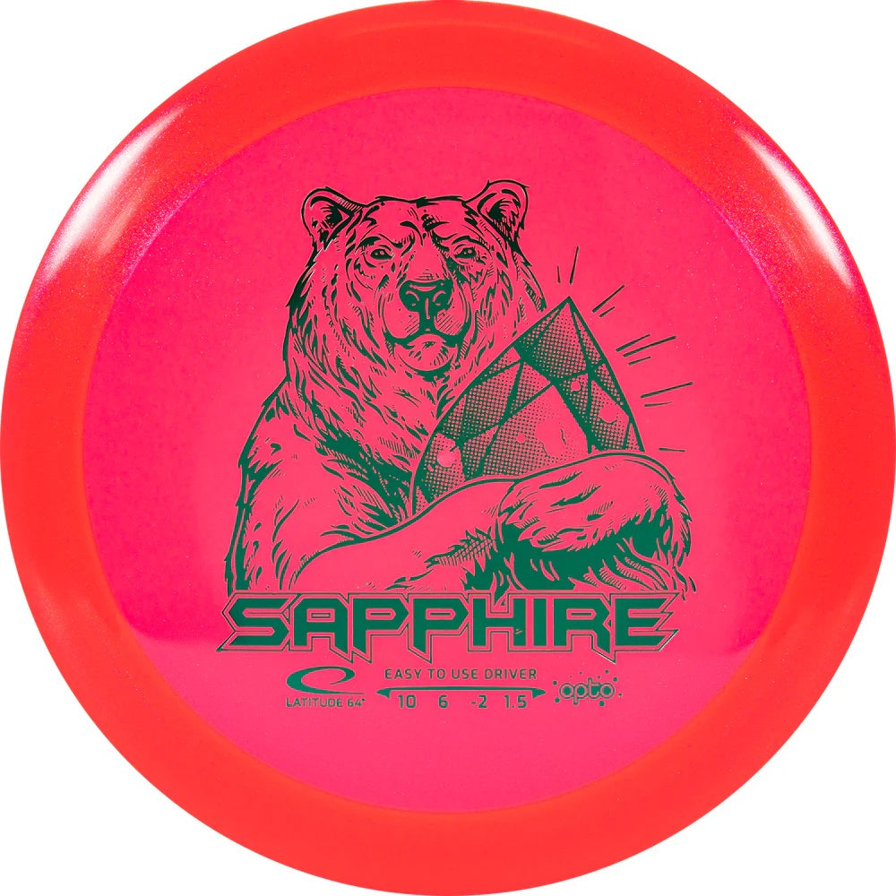 Latitude 64 Glimmer Opto Sapphire Distance Driver Golf Disc