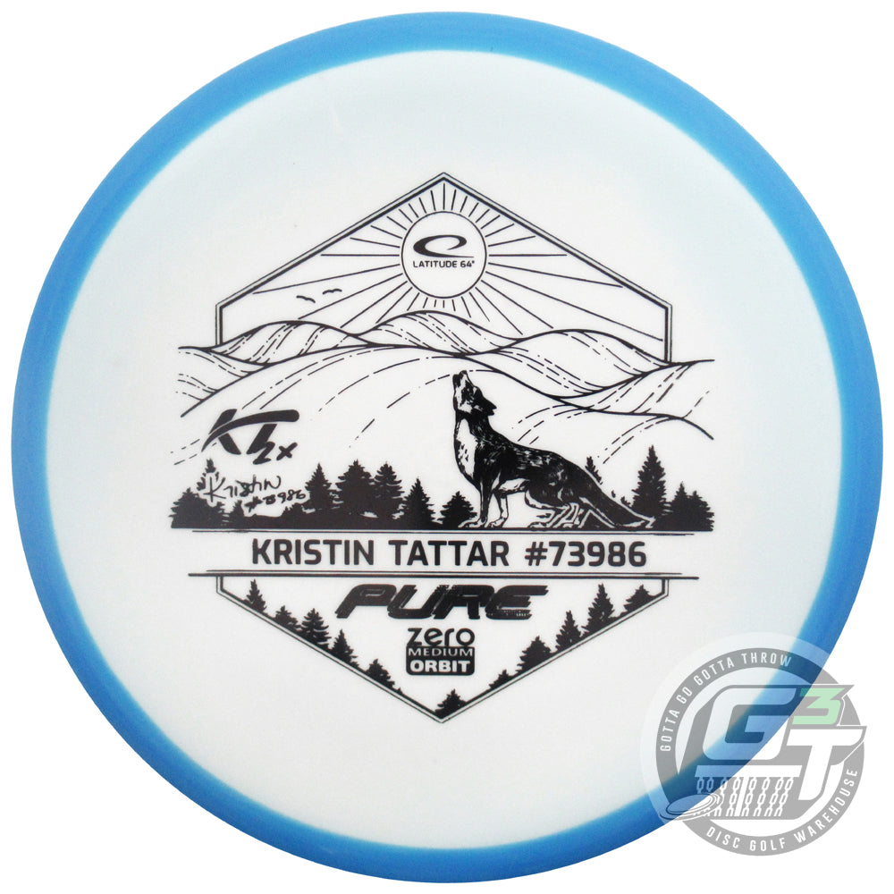 Latitude 64 Limited Edition 2024 Team Series Kristin Tattar Zero Medium Orbit Pure Putter Golf Disc
