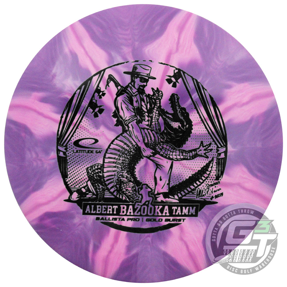 Latitude 64 Limited Edition 2025 Team Series Albert Tamm Gold Extreme Burst Ballista Pro Distance Driver Golf Disc