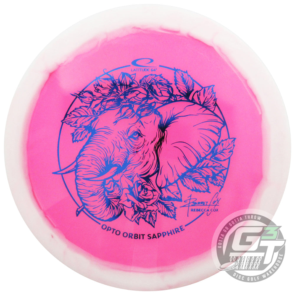 Latitude 64 Limited Edition 2025 Team Series Rebecca Cox Opto Orbit Sapphire Distance Driver Golf Disc