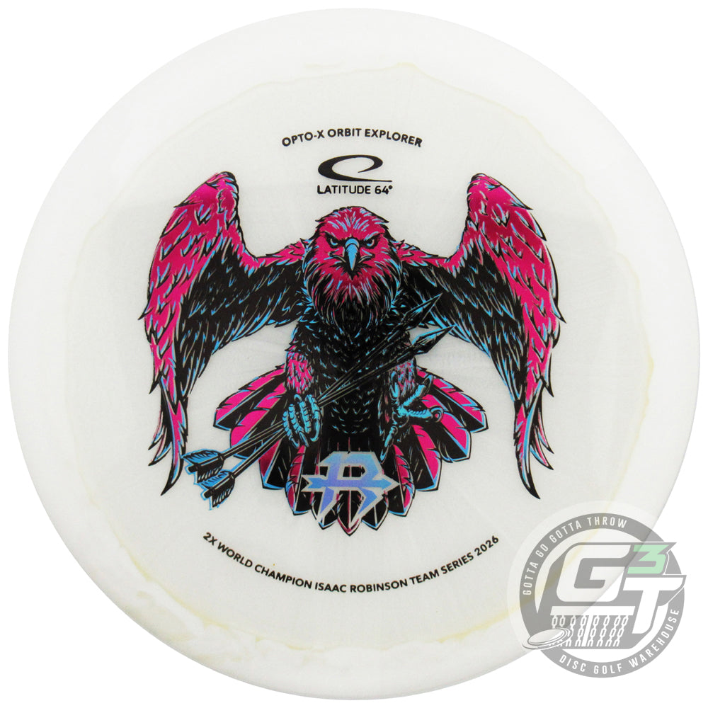 Latitude 64 Limited Edition 2026 Team Series Isaac Robinson Opto-X Orbit Explorer Fairway Driver Golf Disc