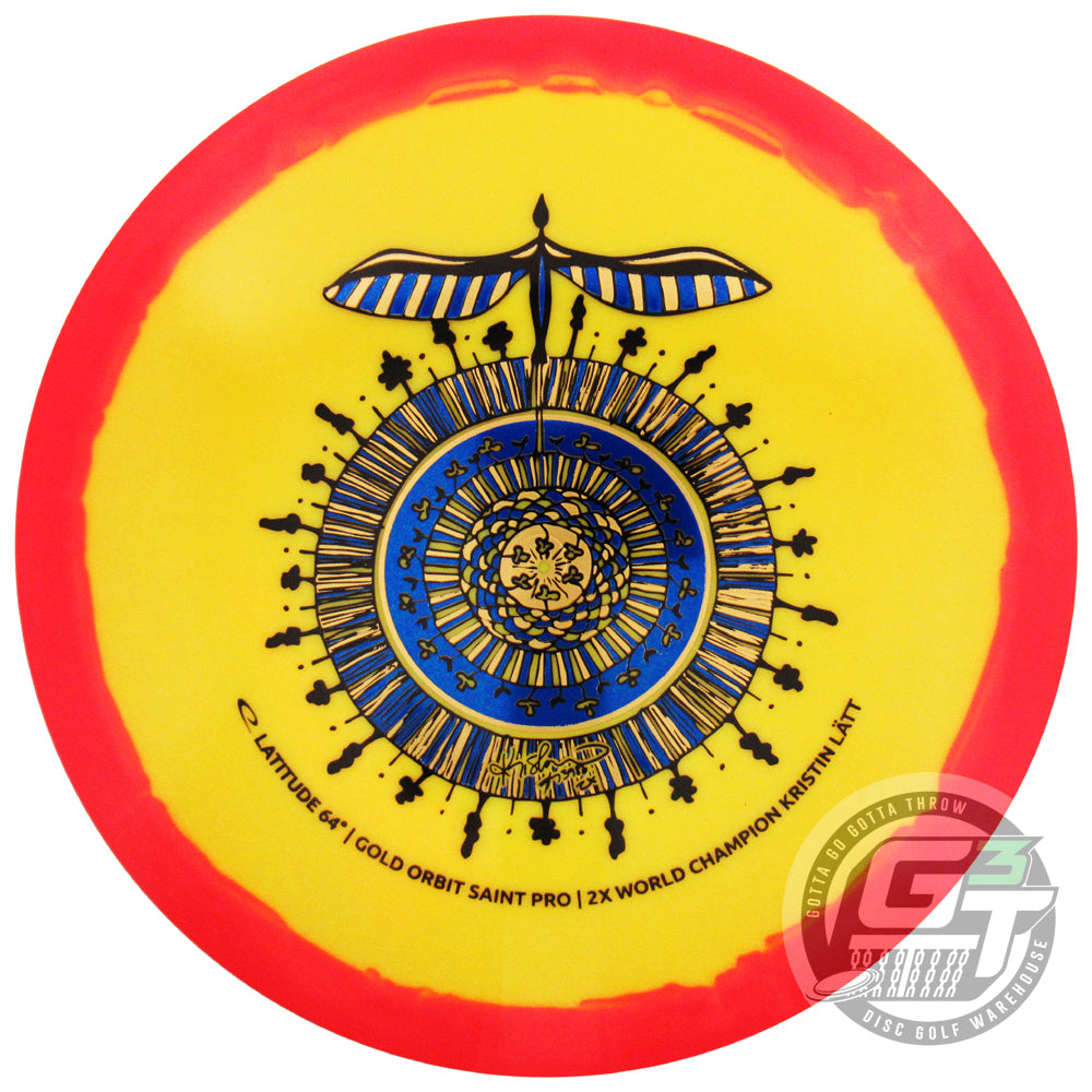 Latitude 64 Limited Edition 2026 Team Series Kristin Latt Gold Orbit Saint Pro Fairway Driver Golf Disc