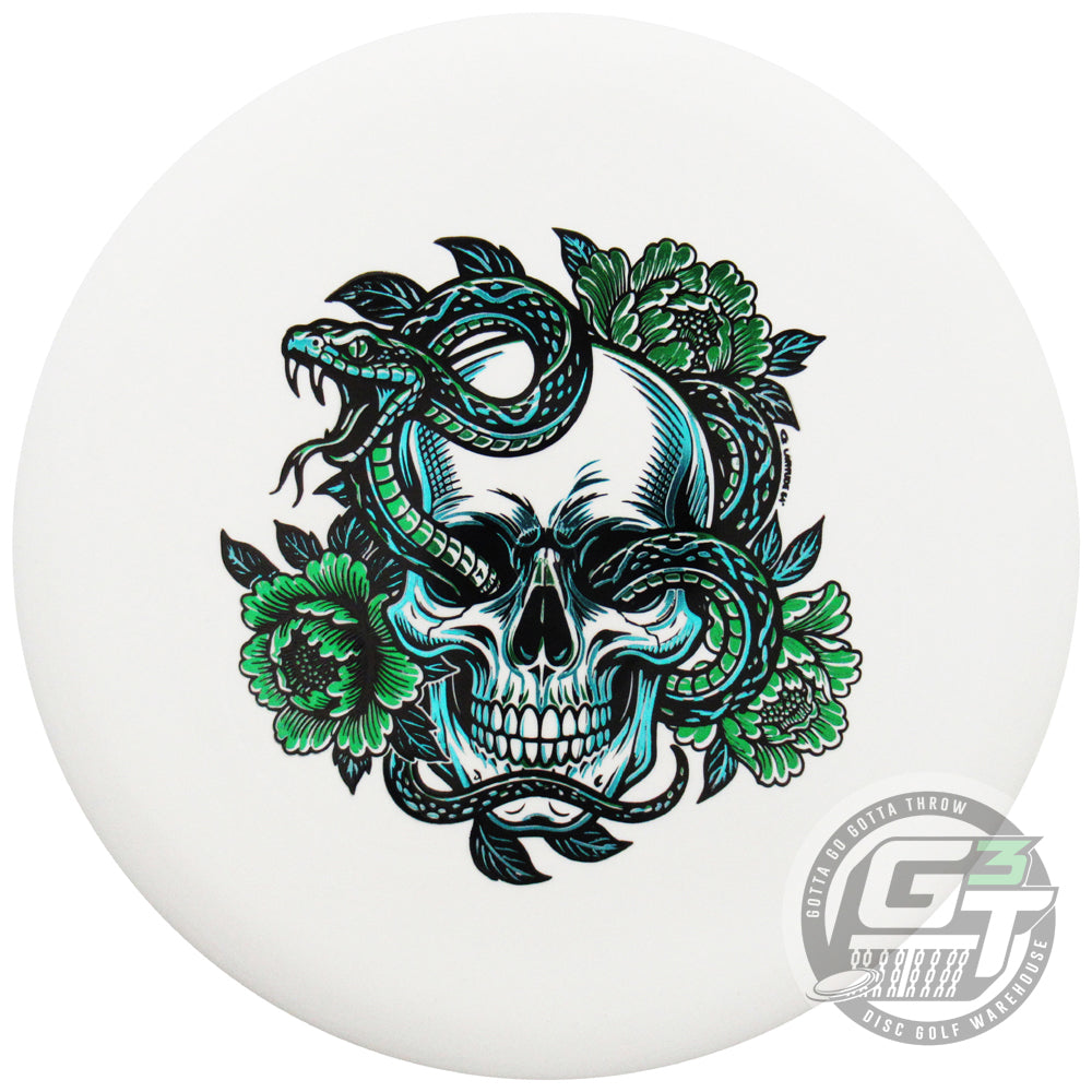 Latitude 64 Limited Edition Skull Triple Stamp Zero Line Medium Pure Putter Golf Disc