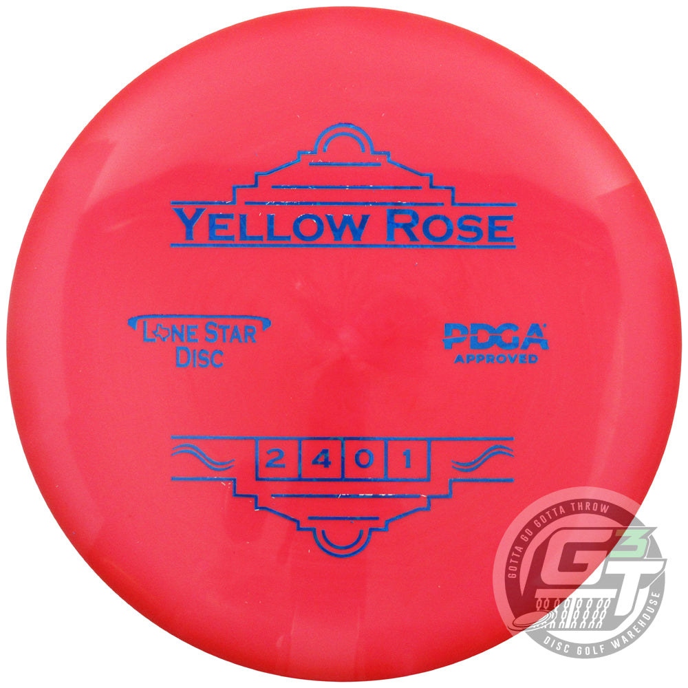 Lone Star Bravo Yellow Rose Putter Golf Disc