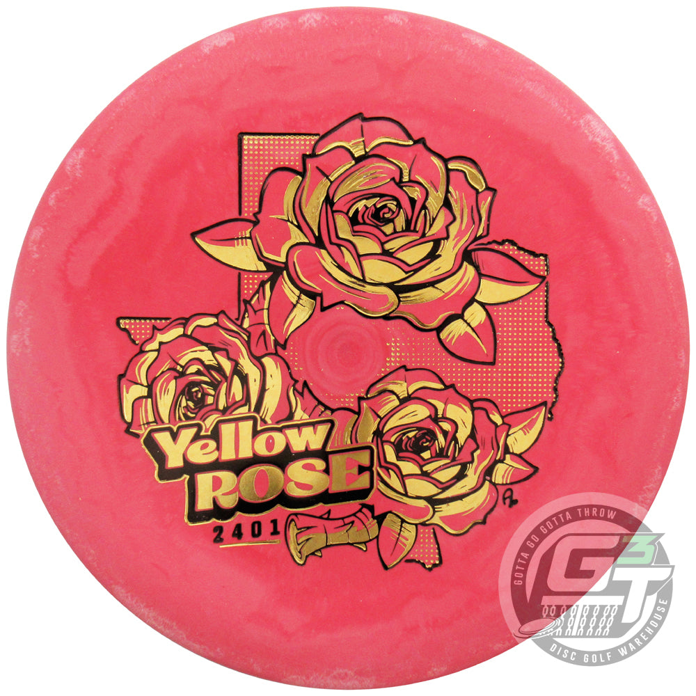 Lone Star Artist Series Delta 1 Yellow Rose Putter Golf Disc