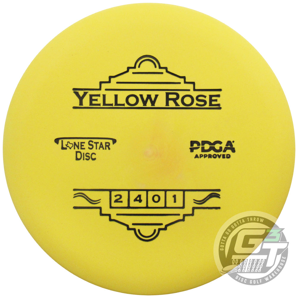 Lone Star Delta 2 Yellow Rose Putter Golf Disc