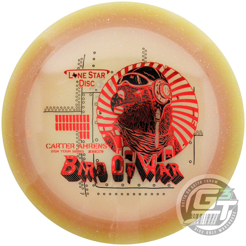 Lone Star Limited Edition 2024 Tour Series Carter Ahrens Glow Founder's Warbird Distance Driver Golf Disc