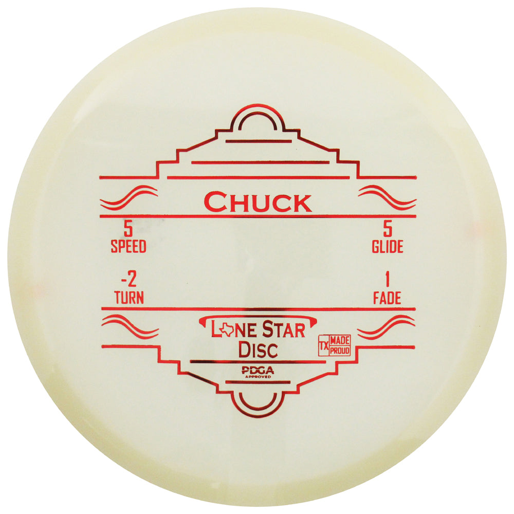 Lone Star Glow Alpha Chuck Midrange Golf Disc