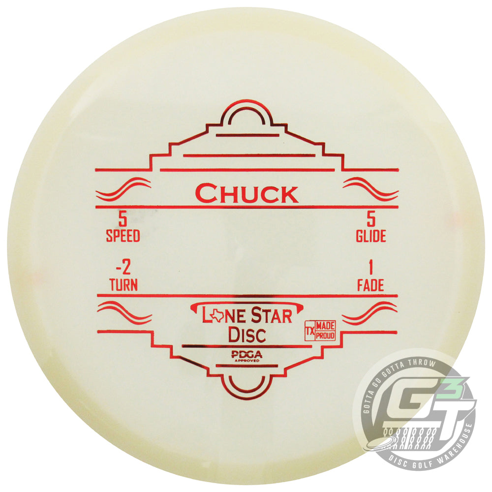 Lone Star Glow Alpha Chuck Midrange Golf Disc