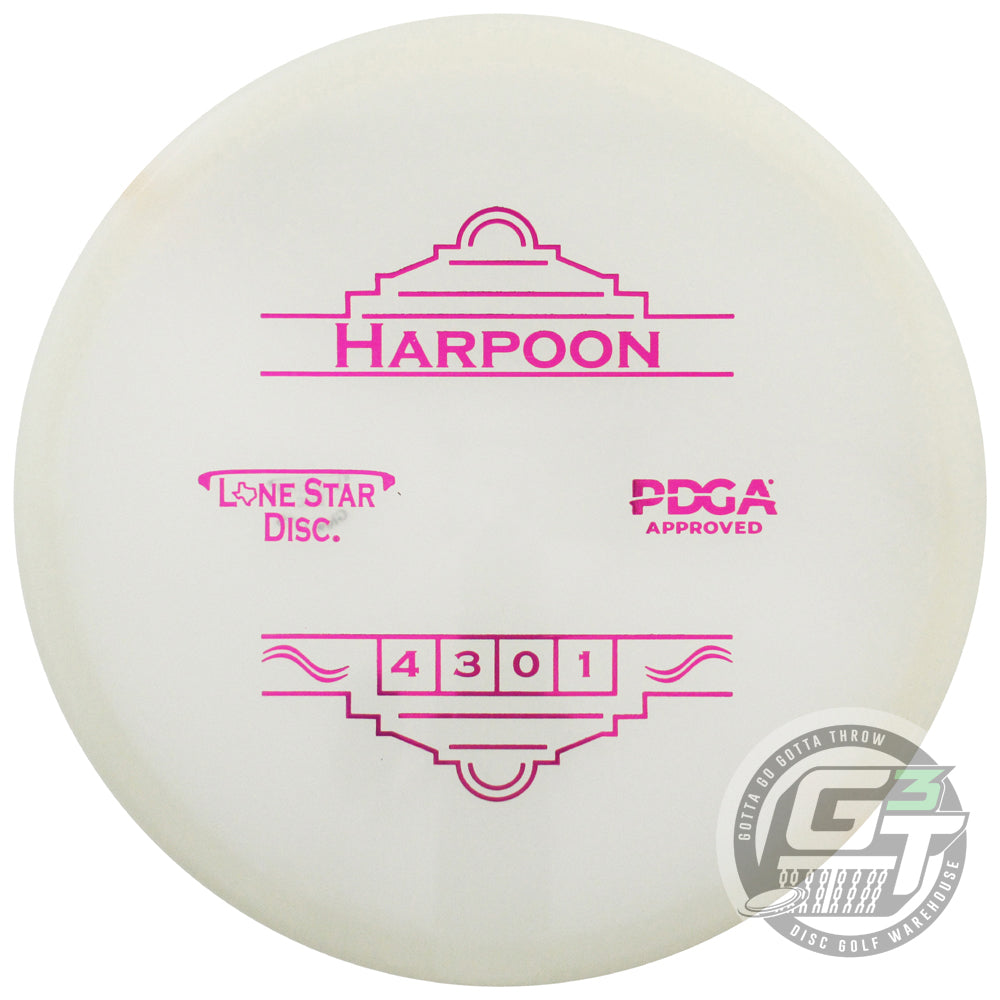 Lone Star Glow Alpha Harpoon Midrange Golf Disc