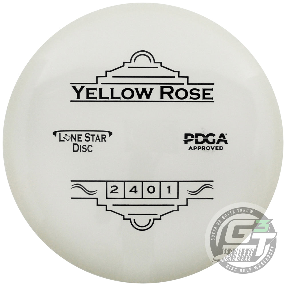 Lone Star Glow Alpha Yellow Rose Putter Golf Disc