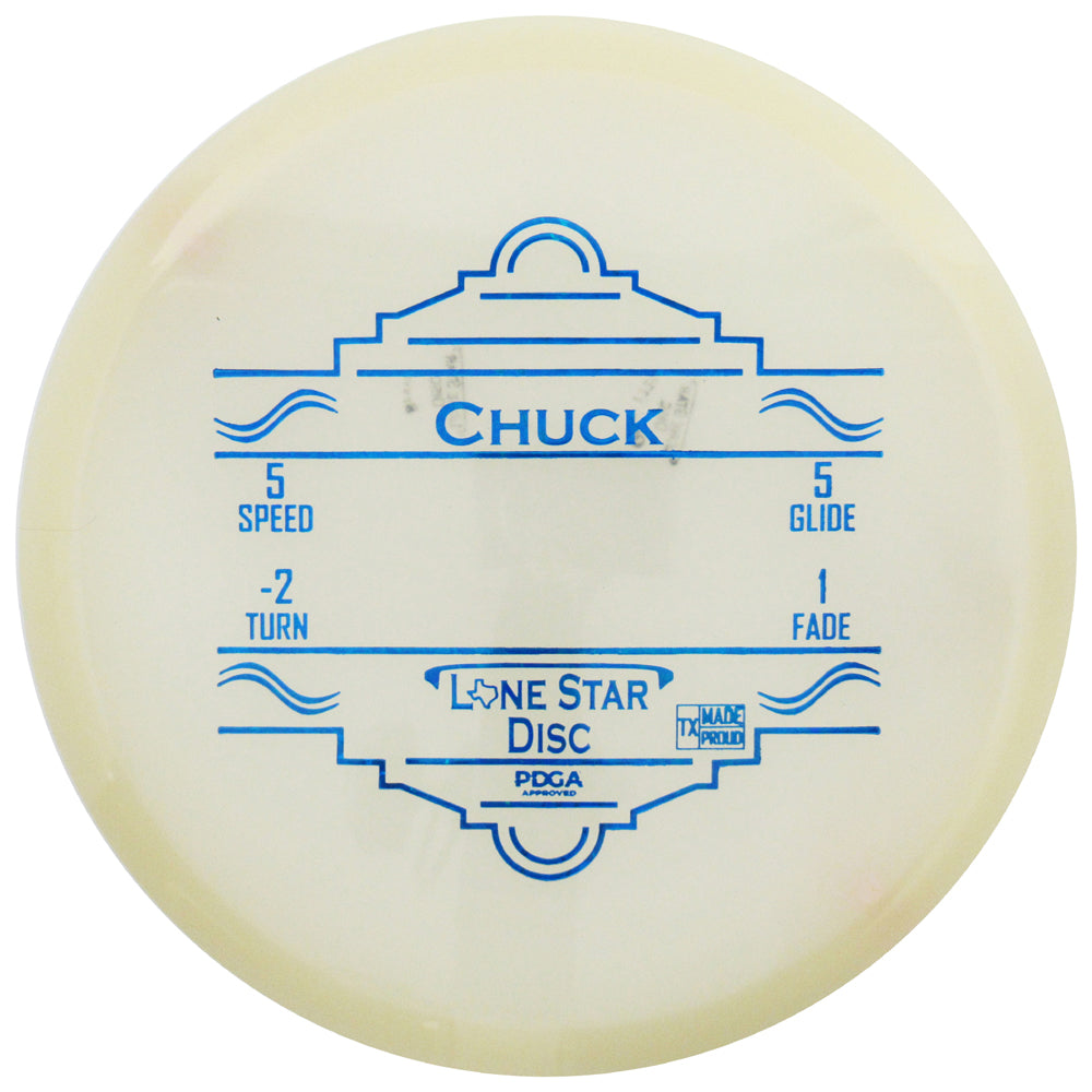 Lone Star Glow Bravo Chuck Midrange Golf Disc