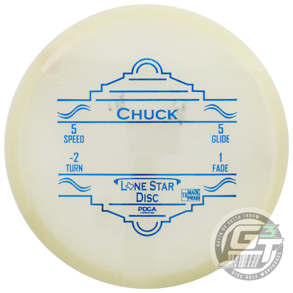 Lone Star Glow Bravo Chuck Midrange Golf Disc