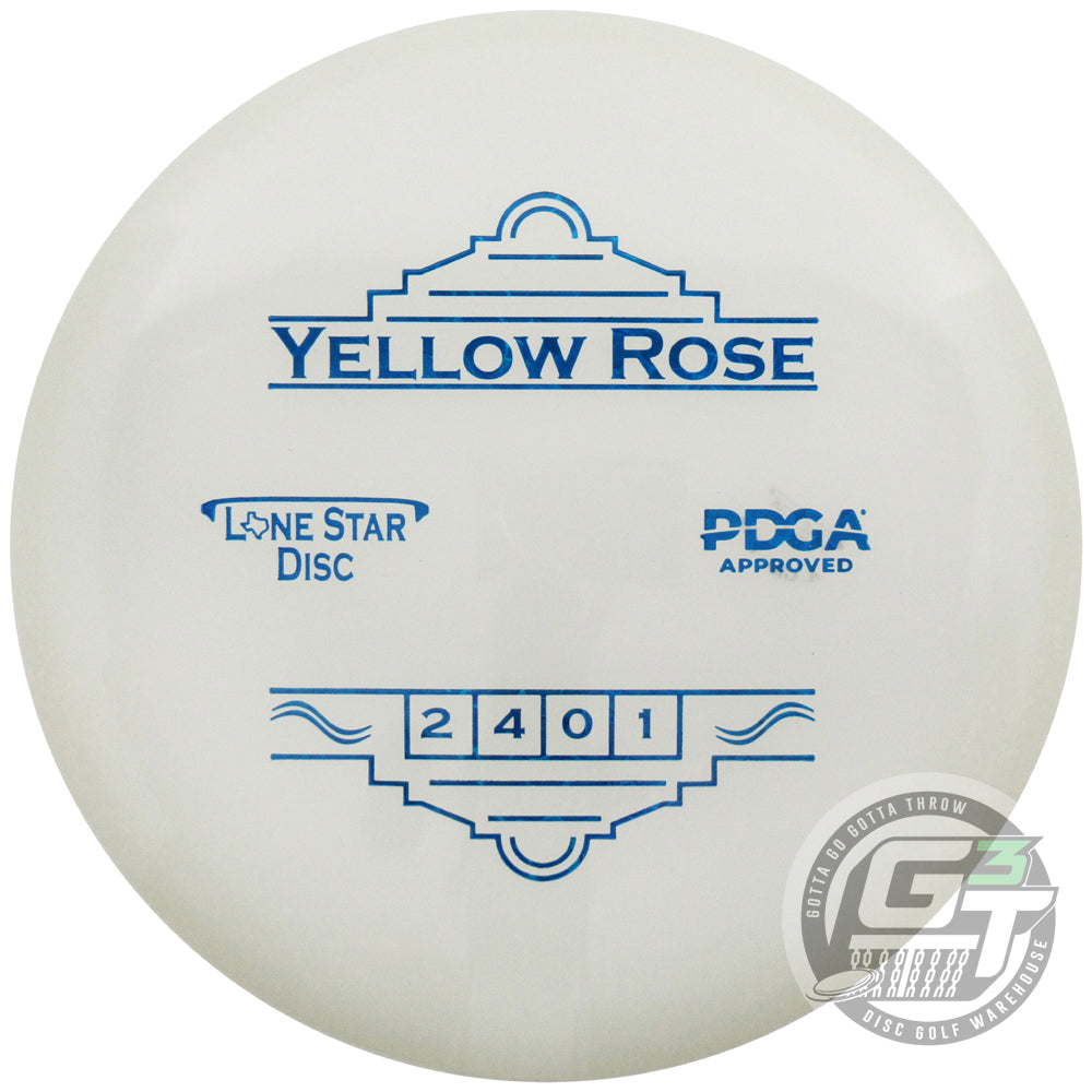 Lone Star Glow Bravo Yellow Rose Putter Golf Disc