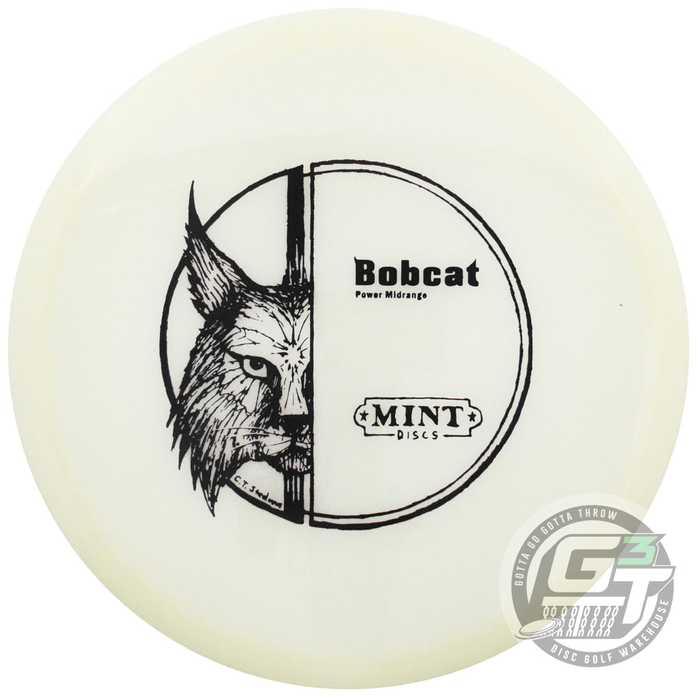 Mint Discs Limited Edition Half Cat Stamp Glow Nocturnal Bobcat Midrange Golf Disc