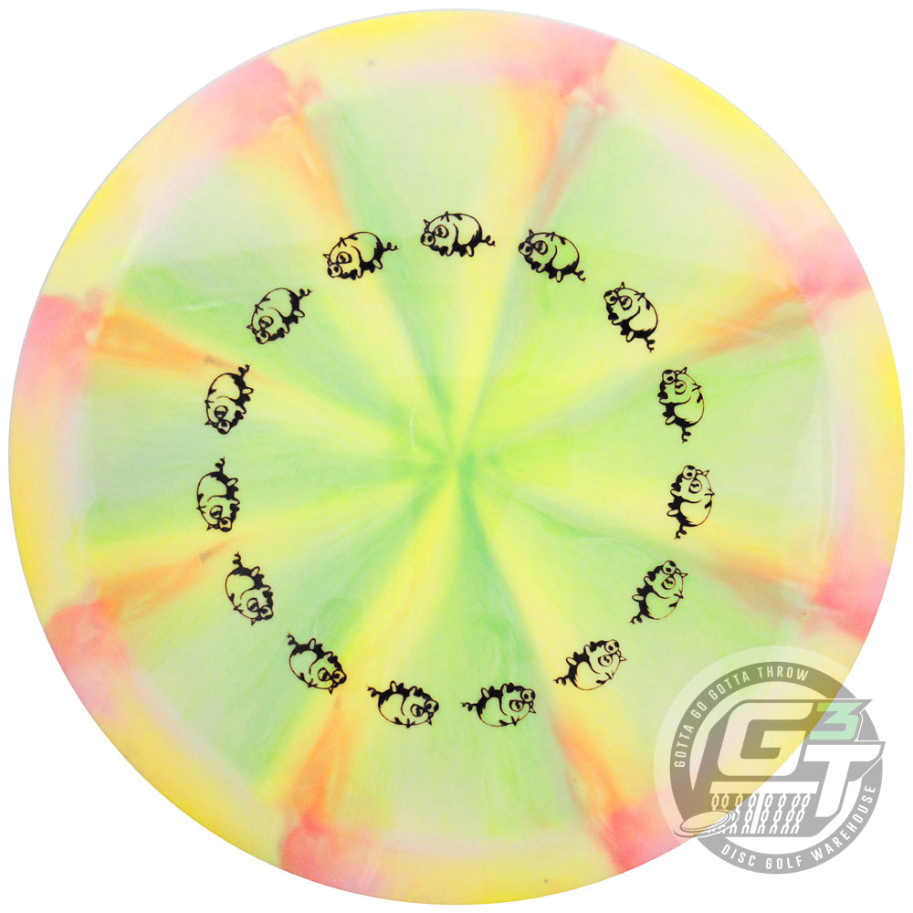 Mint Discs Limited Edition Ring of Pigs Stamp Swirly Apex Phoenix Distance Driver Golf Disc