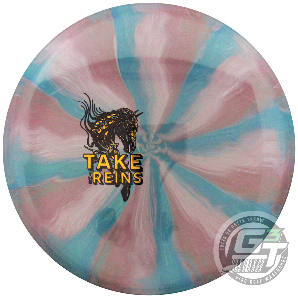 Mint Discs Limited Edition Take the Reins Stamp Swirly Sublime Mustang Midrange Golf Disc