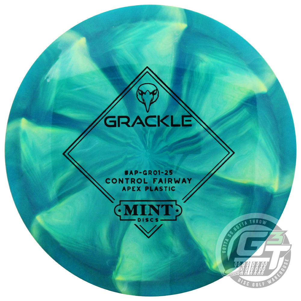 Mint Discs Swirly Apex Grackle Fairway Driver Golf Disc