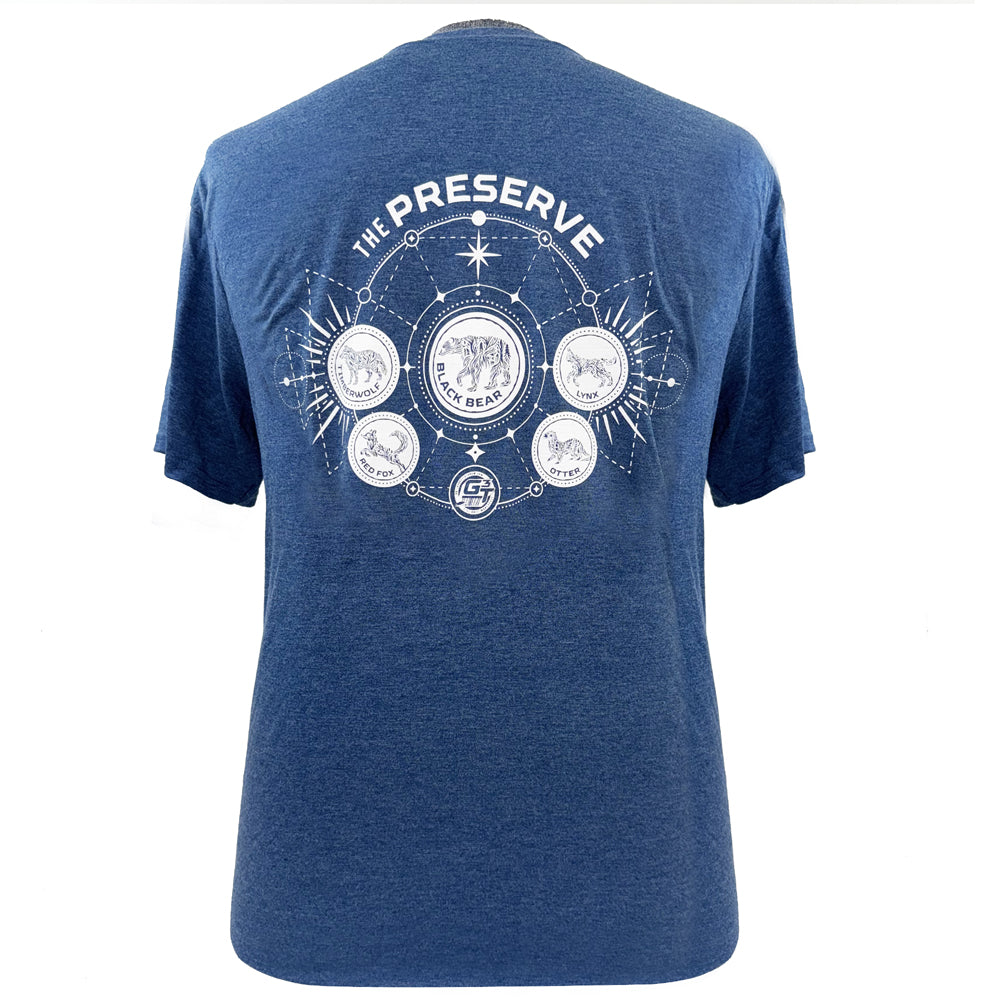 Minnesota Preserve Otter Logo Short Sleeve Disc Golf T-Shirt