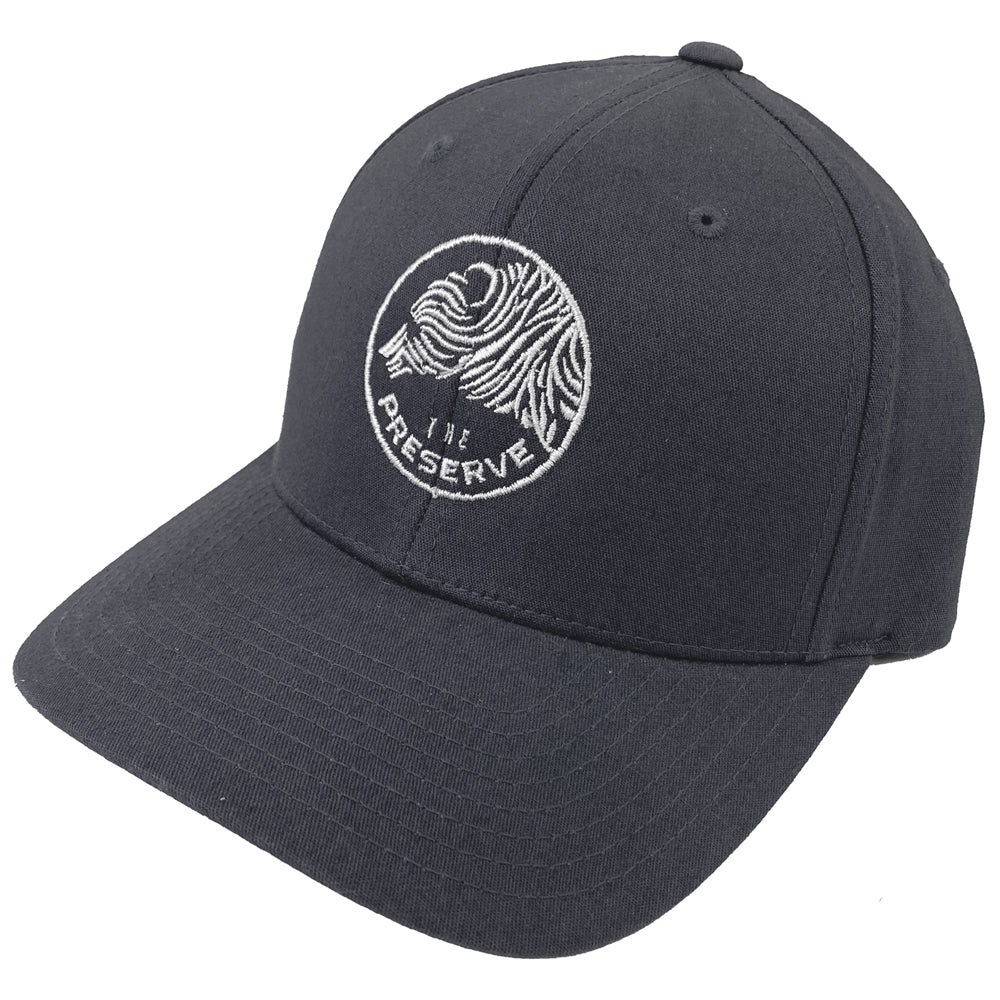 Minnesota Preserve Black Bear Logo Flexfit Cotton Twill Disc Golf Hat