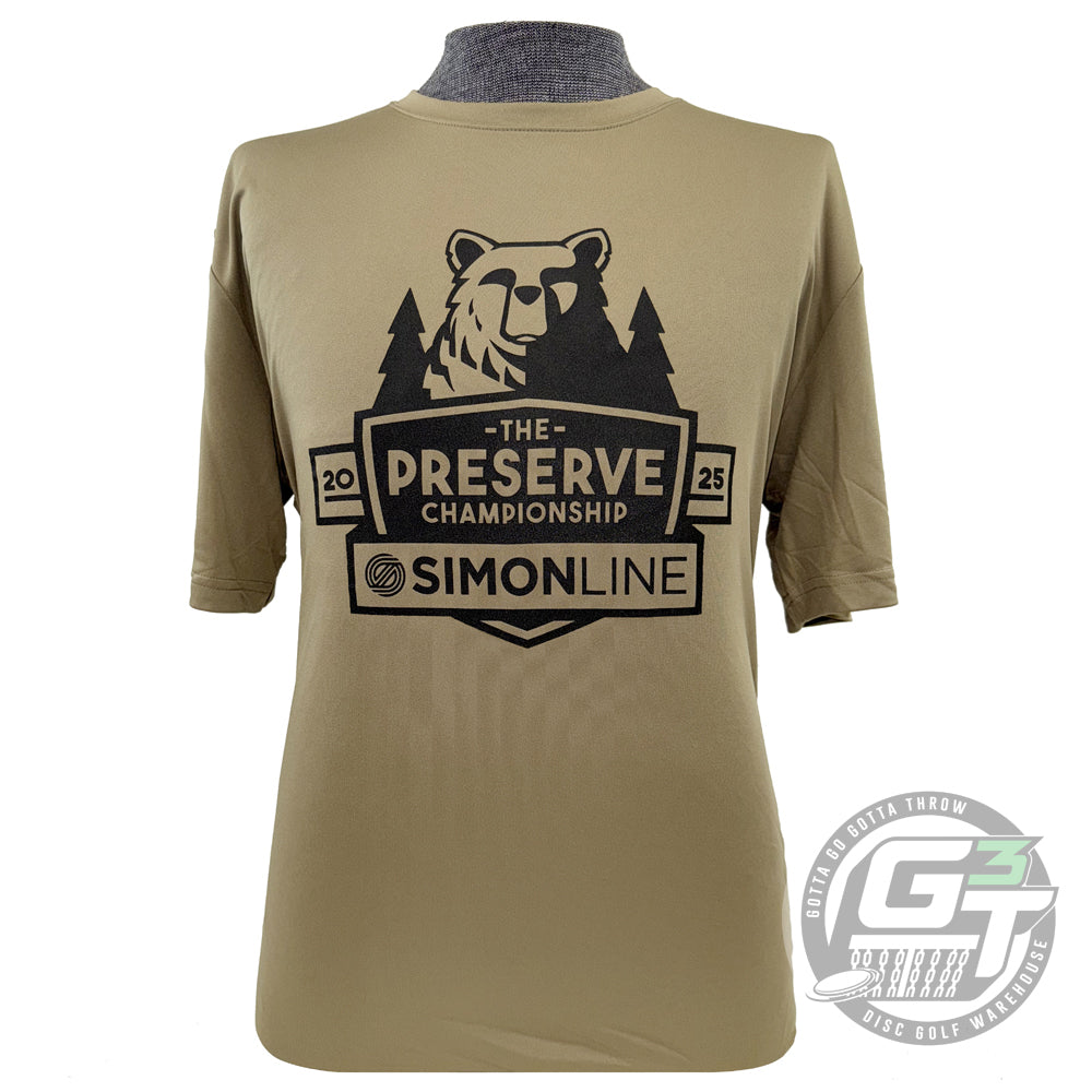 Minnesota Preserve 2025 Preserve Championship Logo Short Sleeve Disc Golf T-Shirt