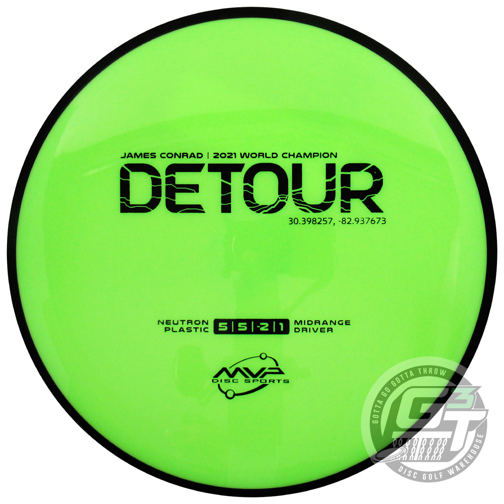 MVP Neutron Detour [James Conrad 1X] Midrange Golf Disc