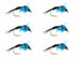 Wild Water Fly Fishing Estaz Stonefly, Metallic Blue, Size 6, Qty. 6