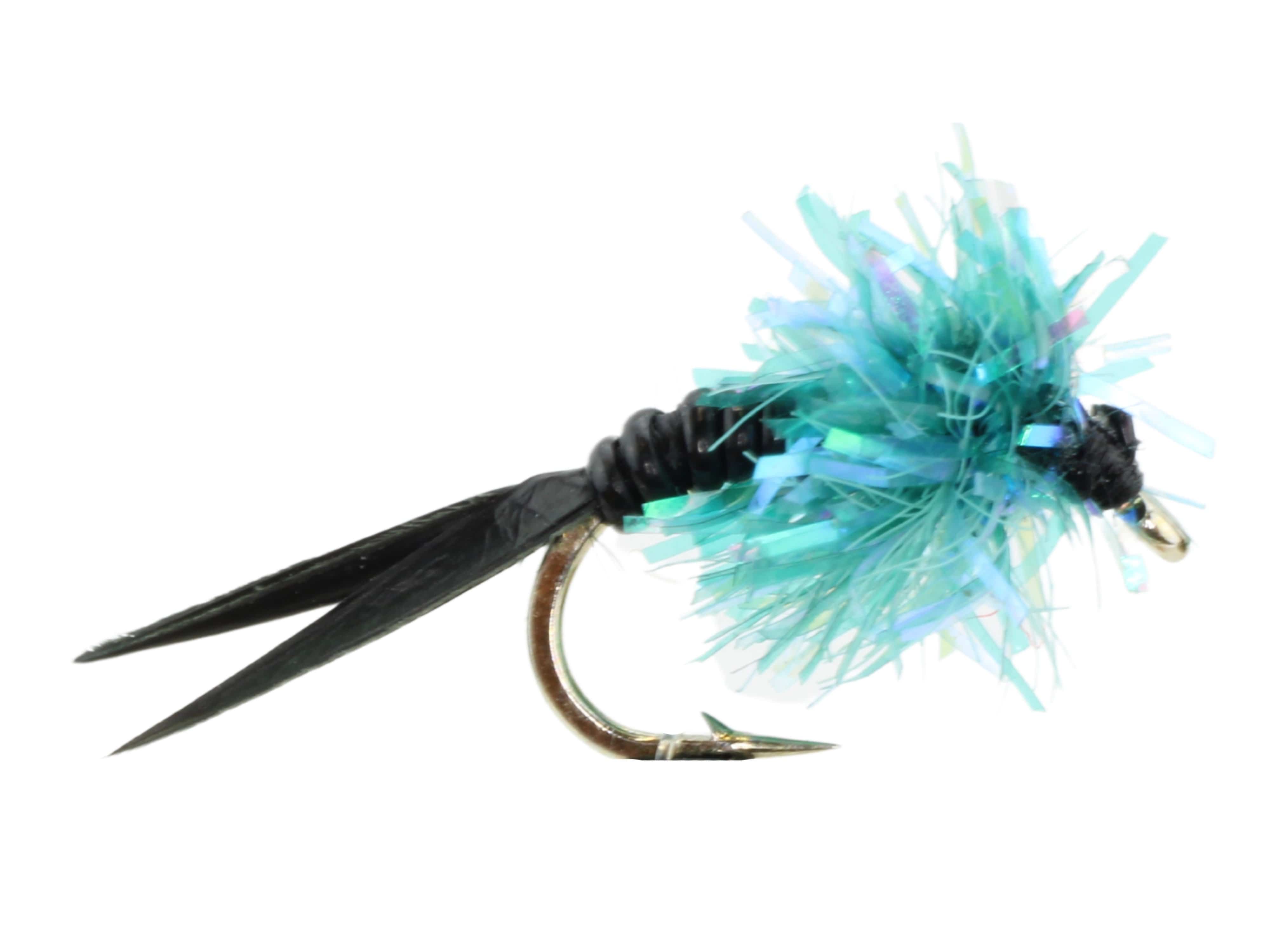 Wild Water Fly Fishing Estaz Stonefly, Metallic Blue, Size 12, Qty. 6