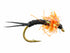 Wild Water Fly Fishing Estaz Stonefly, Metallic Orange, Size 6, Qty. 6