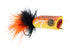 Wild Water Fly Fishing Orange Tiger Mini Bass Popper, Size1/0, Qty. 4