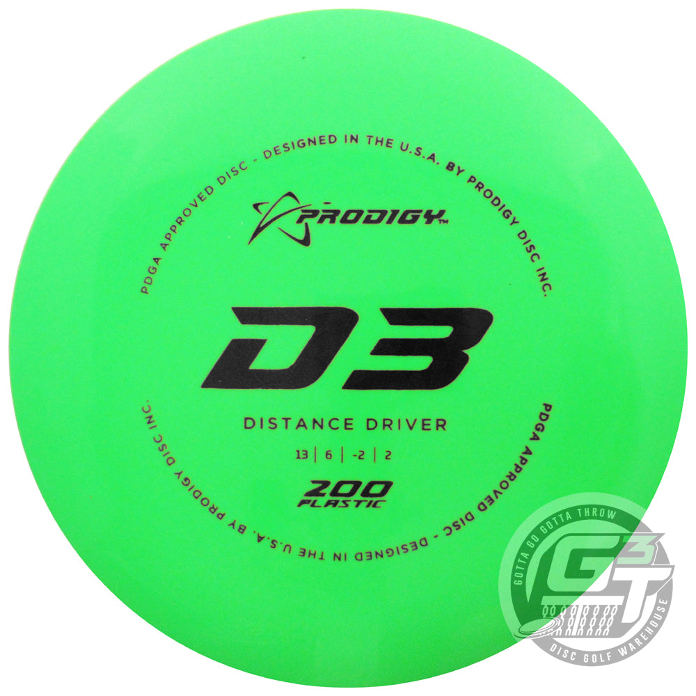 Prodigy 200 Series D3 Distance Driver Golf Disc