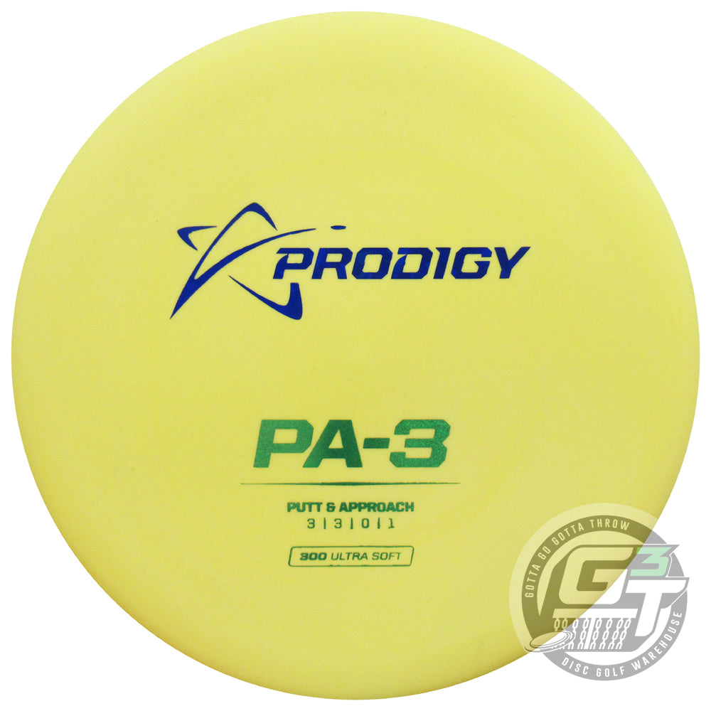 Prodigy 300 Ultra Soft PA3 Putter Golf Disc