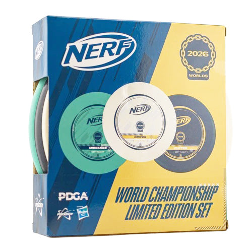 Prodigy NERF Limited Edition 2026 World Championship Soft Flight 3-Disc Beginner Disc Golf Set