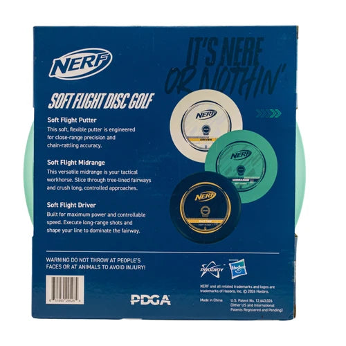 Prodigy NERF Limited Edition 2026 World Championship Soft Flight 3-Disc Beginner Disc Golf Set