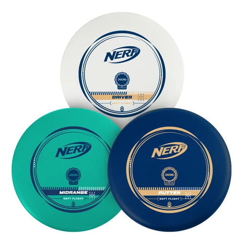 Prodigy NERF Limited Edition 2026 World Championship Soft Flight 3-Disc Beginner Disc Golf Set