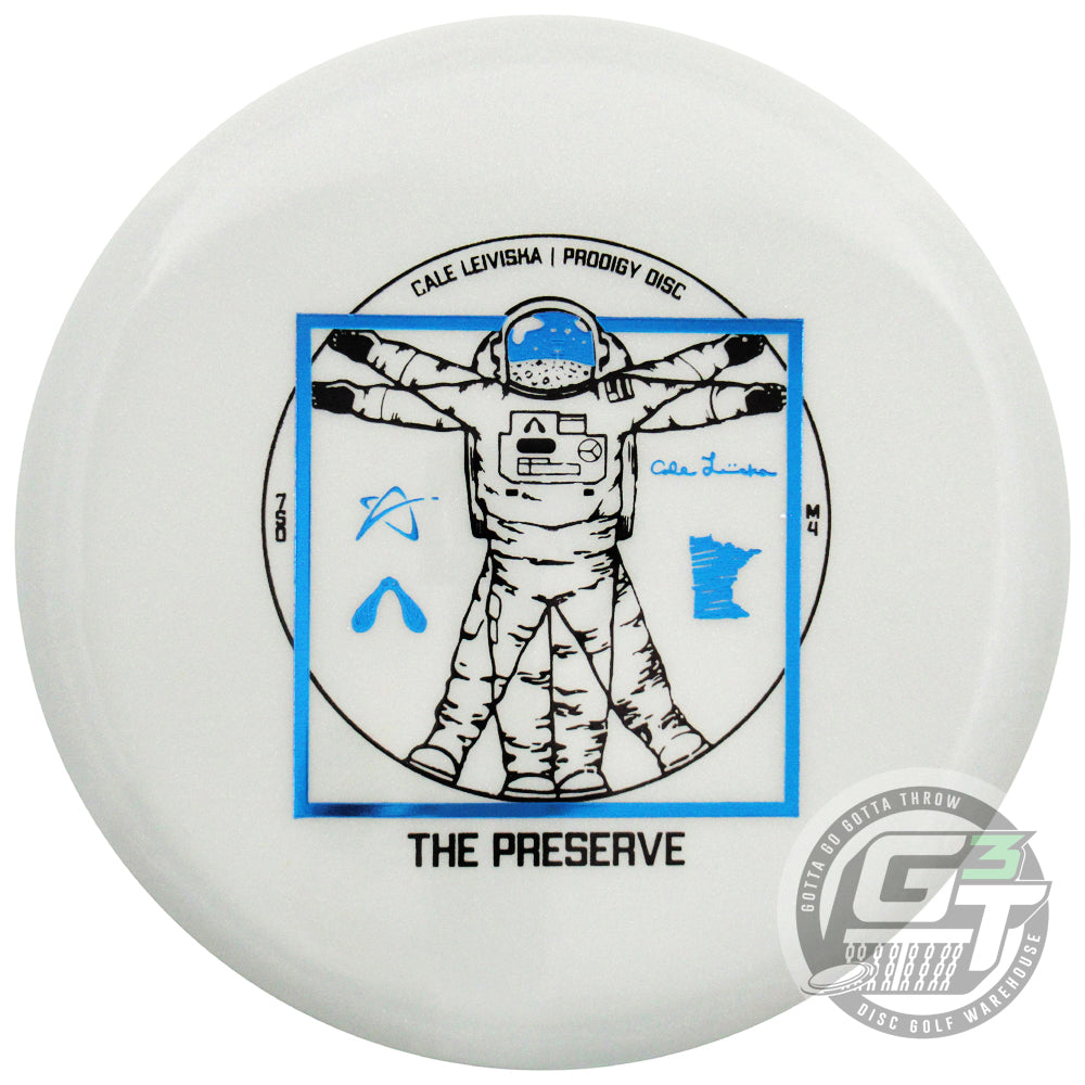 Prodigy Limited Edition 2023 Preserve Championship Spaceman Stamp Glimmer Glow 750 Series M4 Midrange Golf Disc