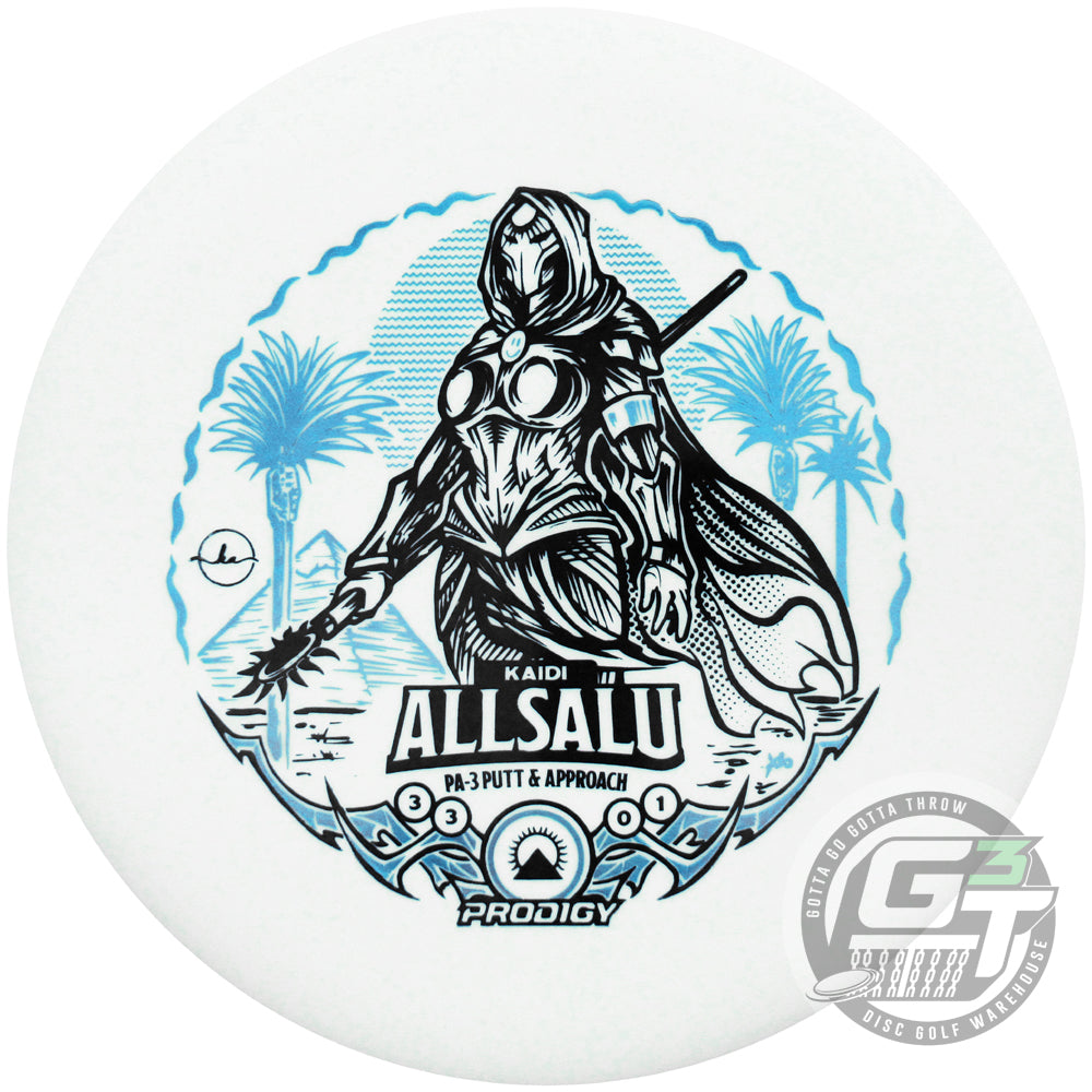 Prodigy Limited Edition 2025 Signature Series Kaidi Allsalu 300 Glow Fractal PA3 Putter Golf Disc