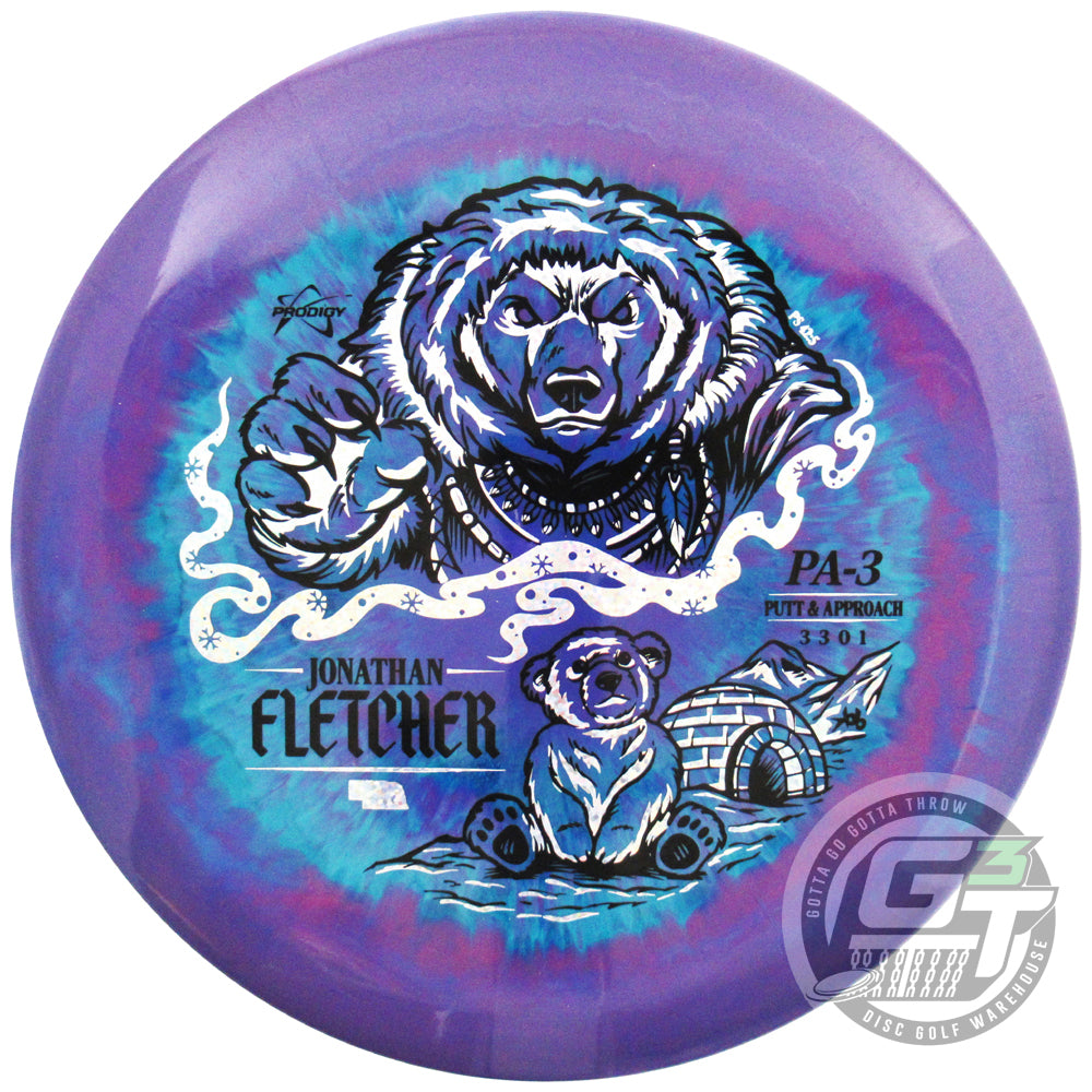 Prodigy Limited Edition 2026 Signature Series Jonathan Fletcher 500 Spectrum PA3 Putter Golf Disc
