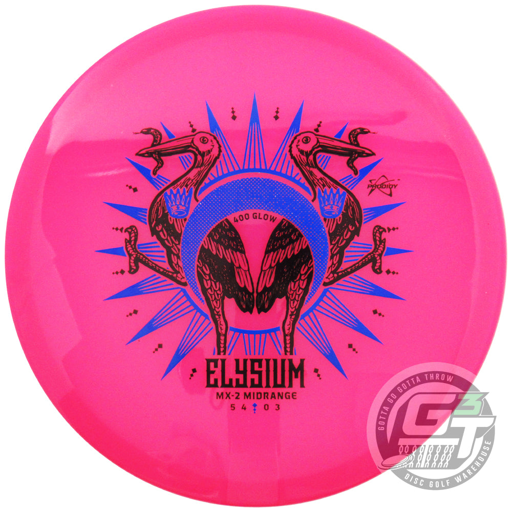 Prodigy Limited Edition Elysium Stamp 400 Glow Series MX2 Midrange Golf Disc