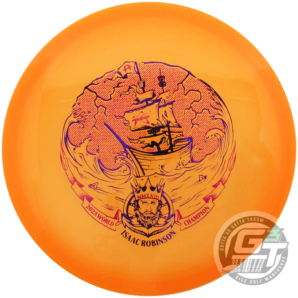 Prodigy Limited Edition Isaac Robinson 2023 PDGA World Champion Smuggler's Pursuit Stamp 400 Series Archive Midrange Golf Disc