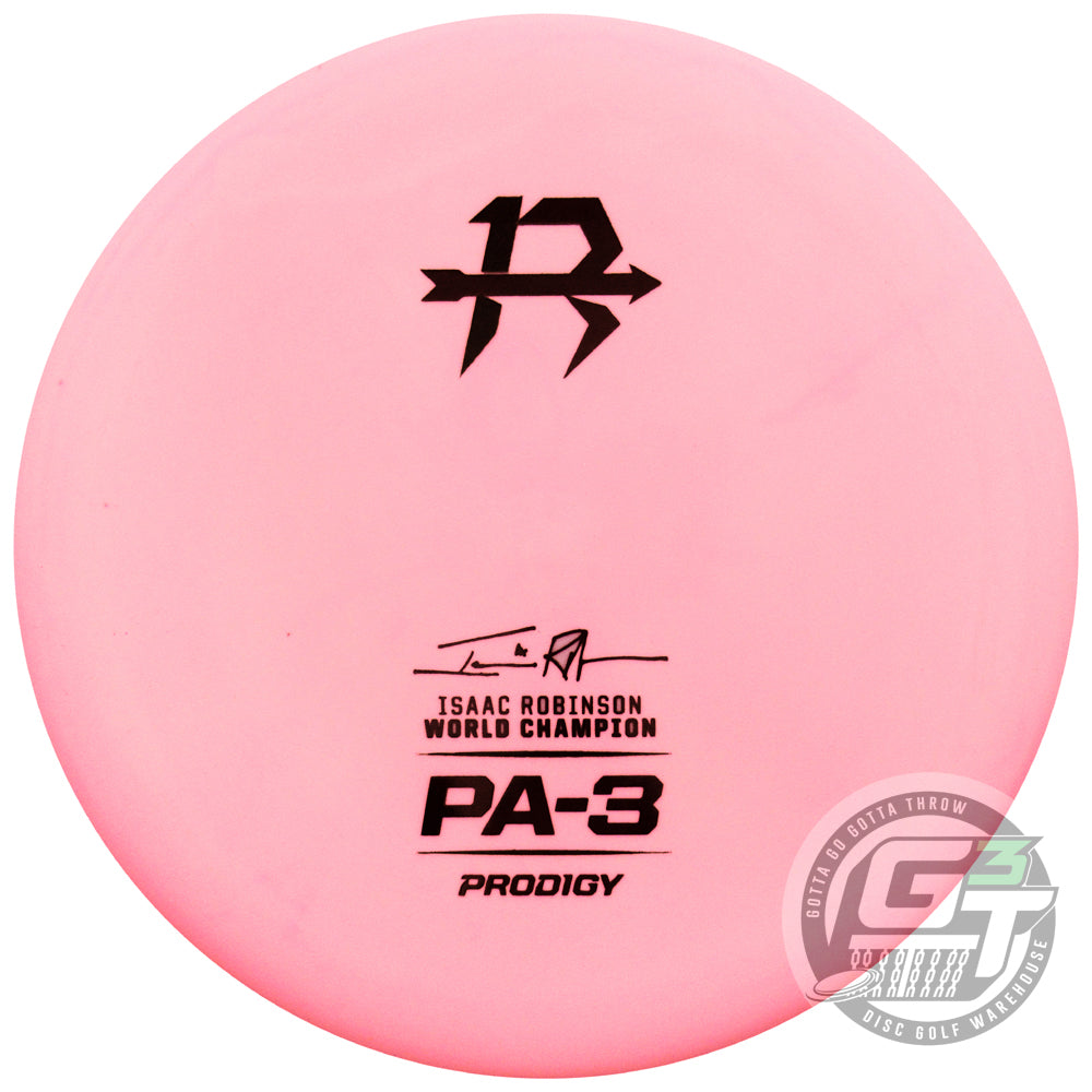 Prodigy Limited Edition Isaac Robinson 2023 PDGA World Champion Wave 2 Color Glow 300 Soft Series PA3 Putter Golf Disc