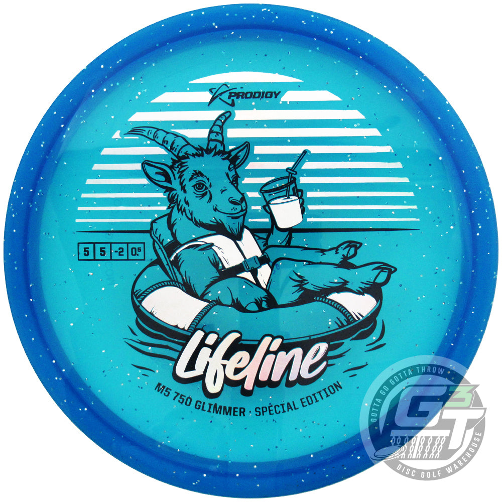 Prodigy Limited Edition Lifeline Stamp Glimmer 750 Series M5 Midrange Golf Disc