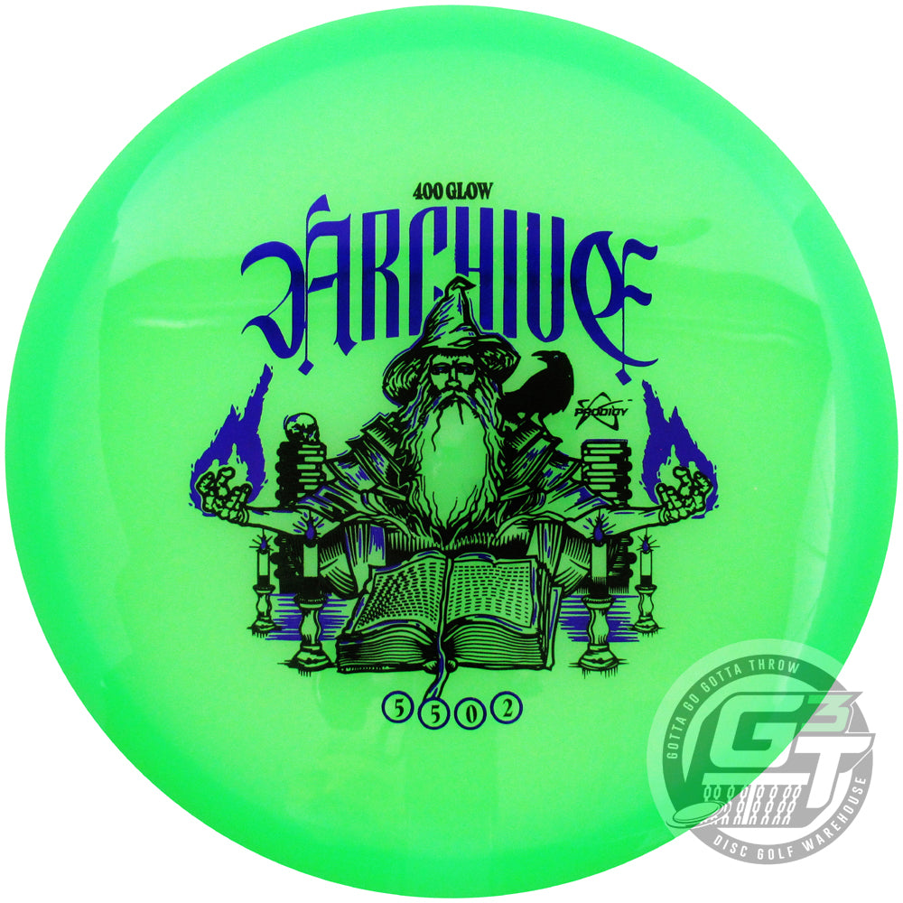 Prodigy Limited Edition Summoner Stamp 400 Glow Series Archive Midrange Golf Disc