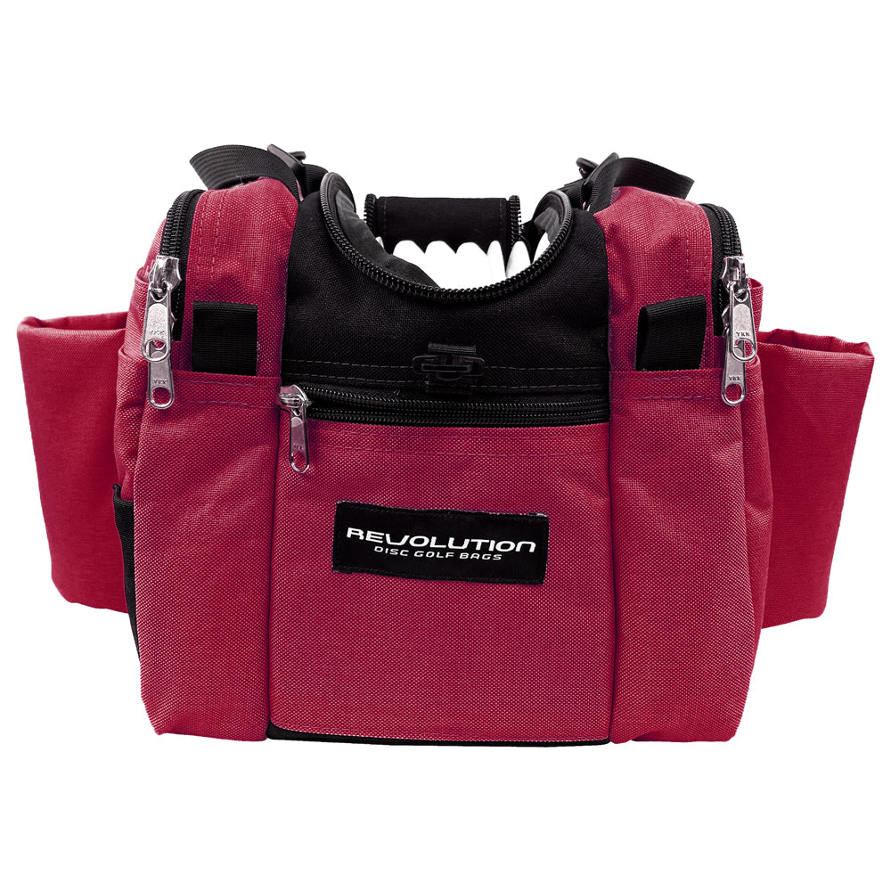 Revolution Mini Deluxe V3 Disc Golf Bag - Crimson